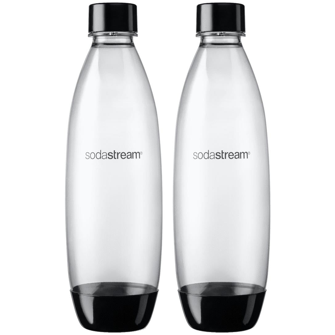 Sodastream Fuse 1 Litre Bottles Twin Pack (Black)