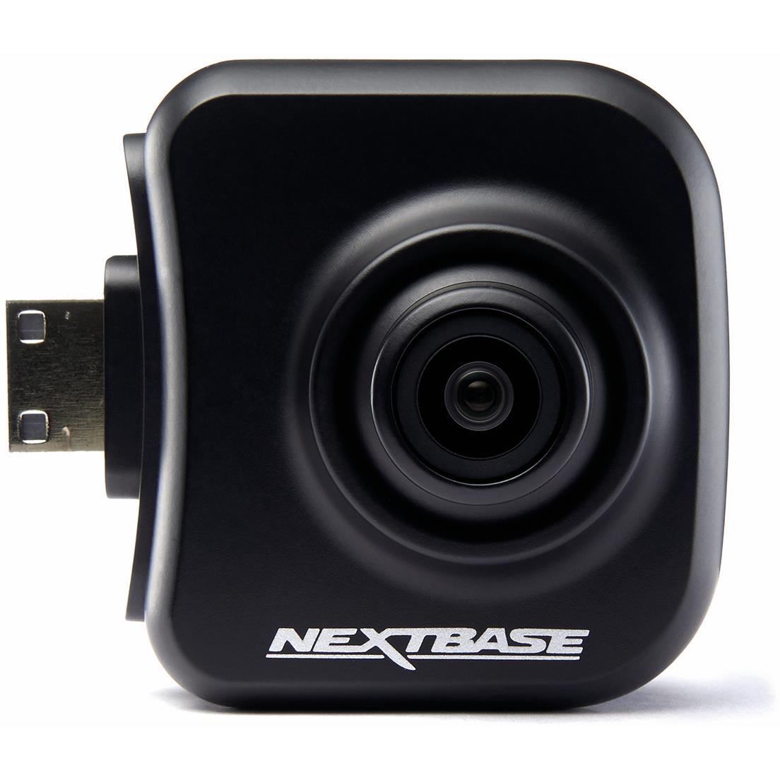 NEXTBASE cabin view interior camera with circular lens and USB plug connector