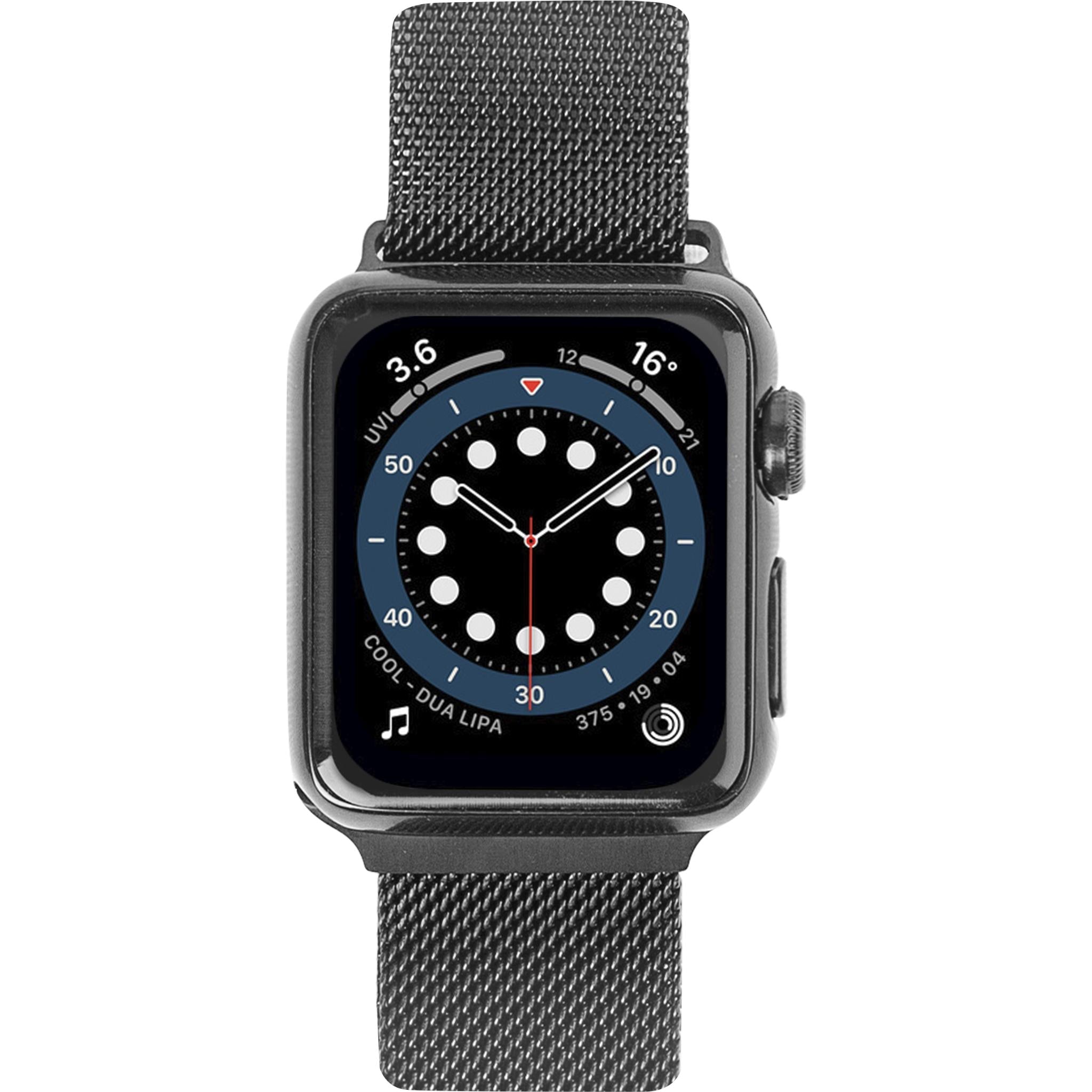 3sixT Magnetic Mesh Band for Apple Watch Series 3/4/5/SE/6 [38-40mm] (Black)