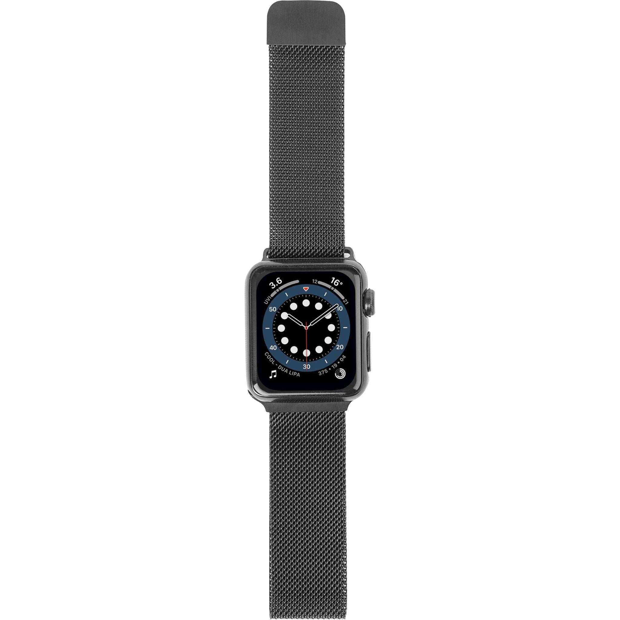 3sixT Magnetic Mesh Band for Apple Watch Series 3/4/5/SE/6 [38-40mm] (Black)