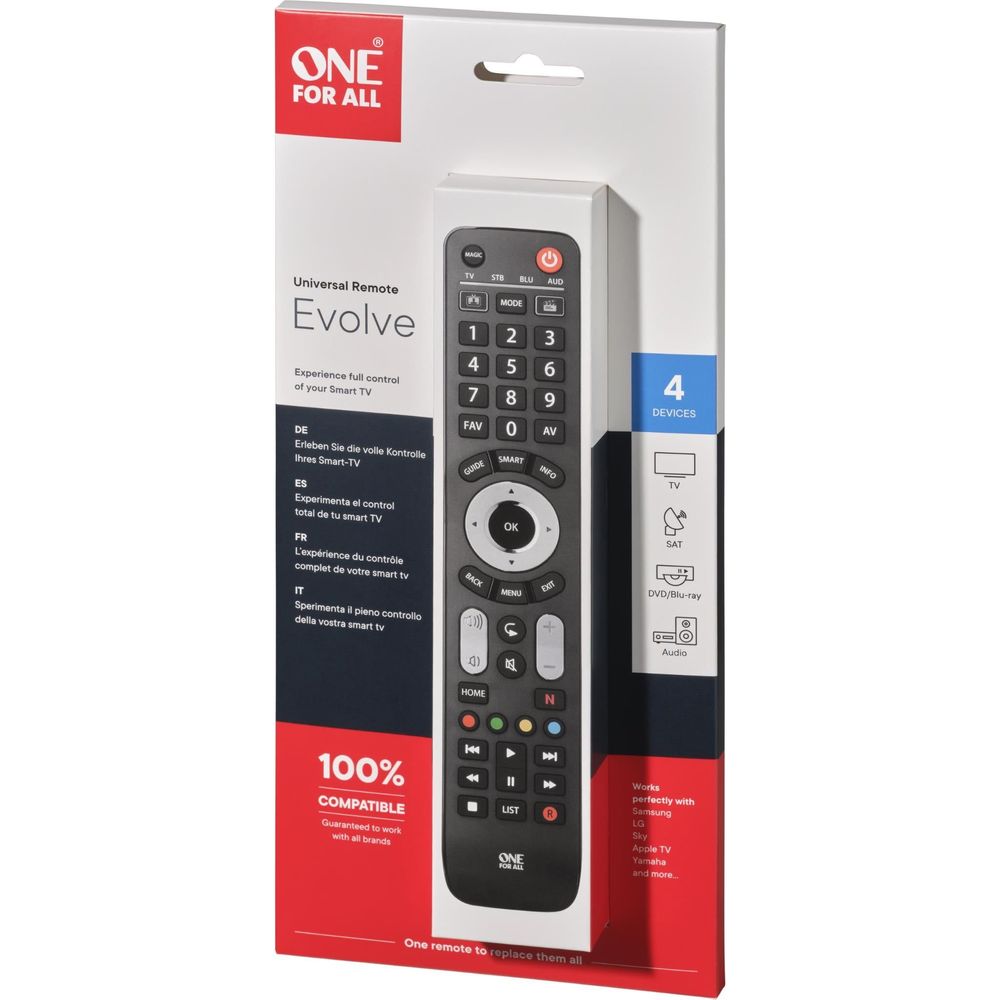 One For ALl Evolve 4 Device Universal Remote