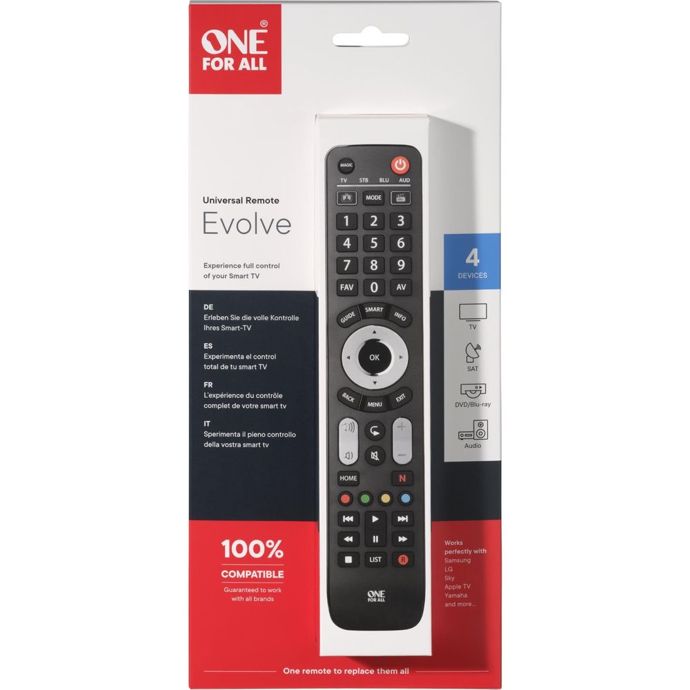 One For ALl Evolve 4 Device Universal Remote