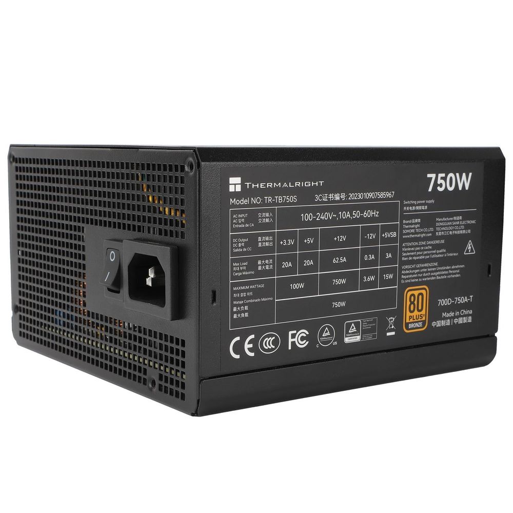 Thermalright TR-TB750S 80+ Bronze NON modular PSU Default Title