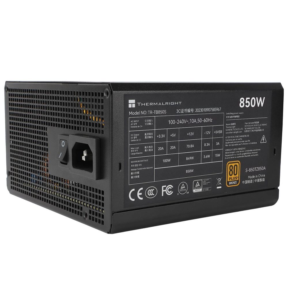 Thermalright TR-TB850S 80+ Bronze NON modular PSU Default Title