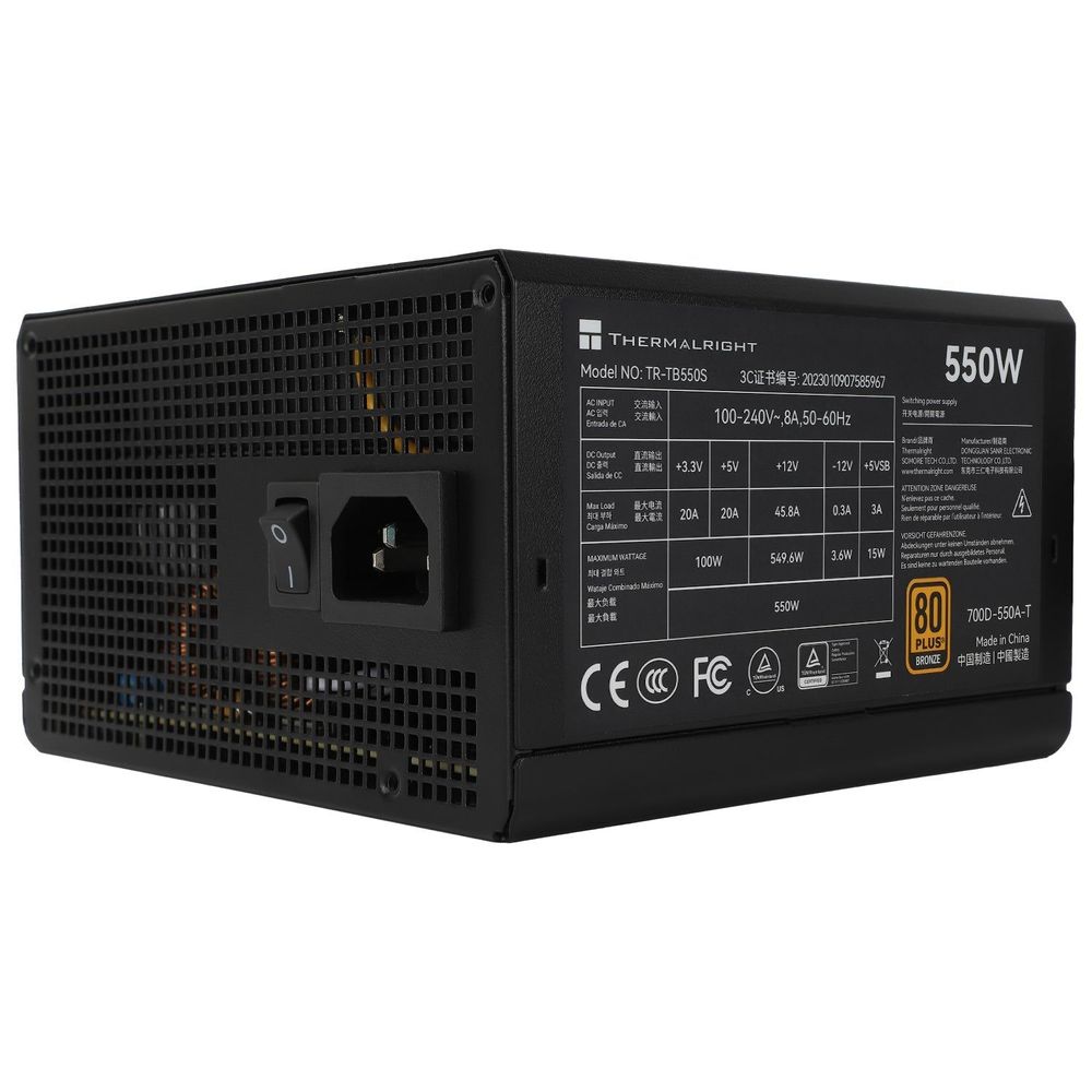 Thermalright TR-TB550S 80+ Bronze NON modular PSU Default Title