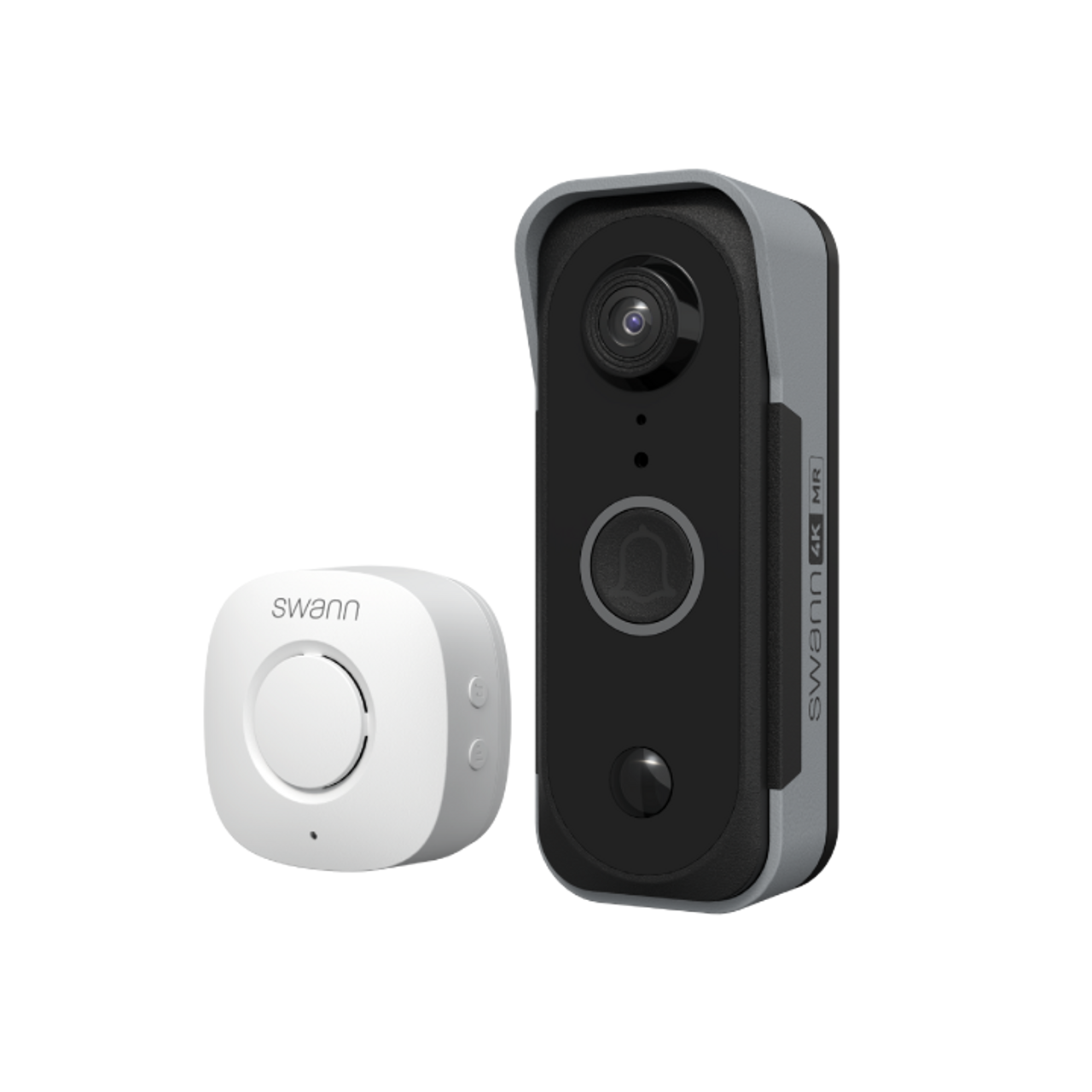 SWNVW-MR4KVDB-GL - Swann MaxRanger4K Long Range Wireless Add-On Video Doorbell - 1 Pack