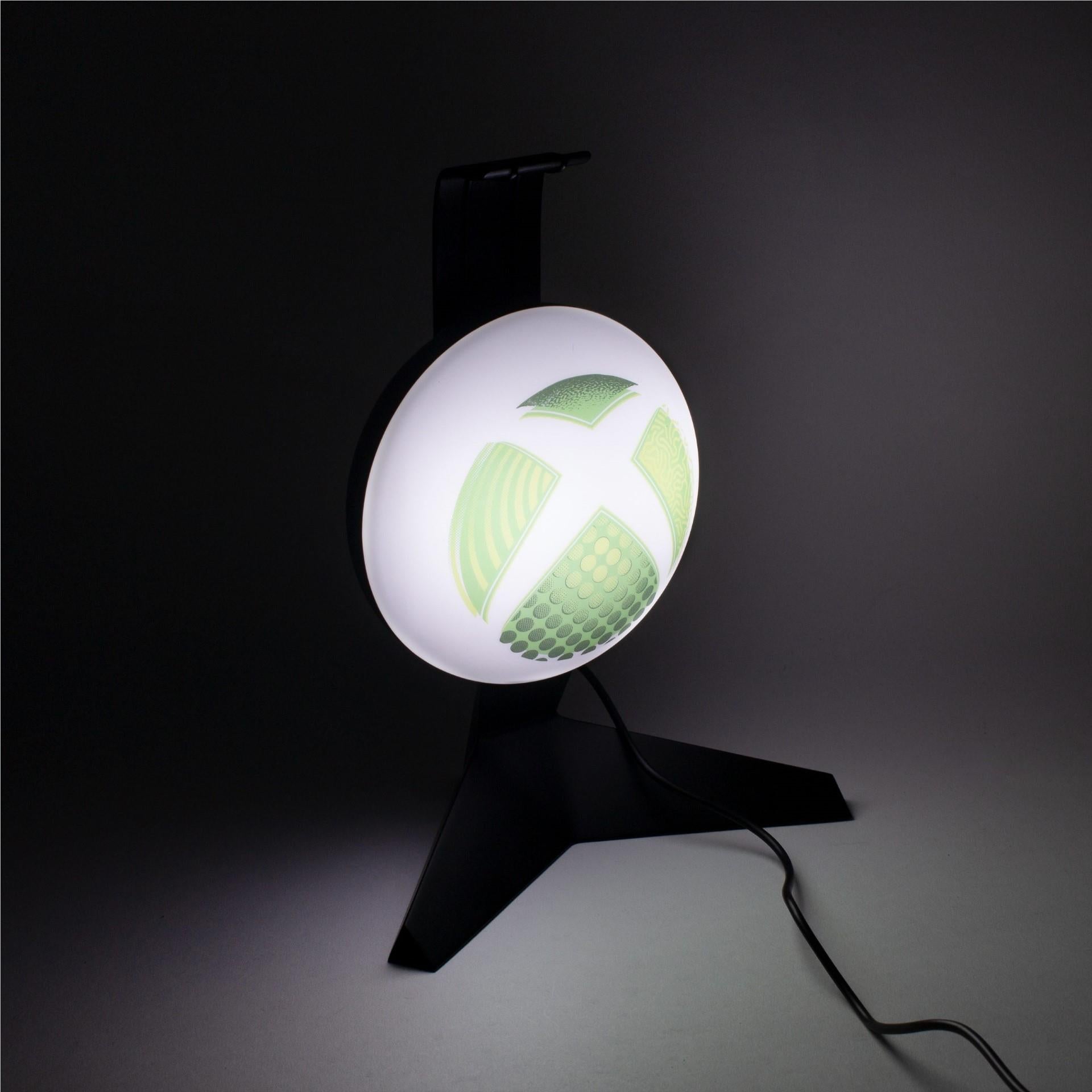 Paladone Xbox headset stand with green light-up Xbox logo, image 5 - Electronic Gaming Accessories at Tech Supply Shed NZ
