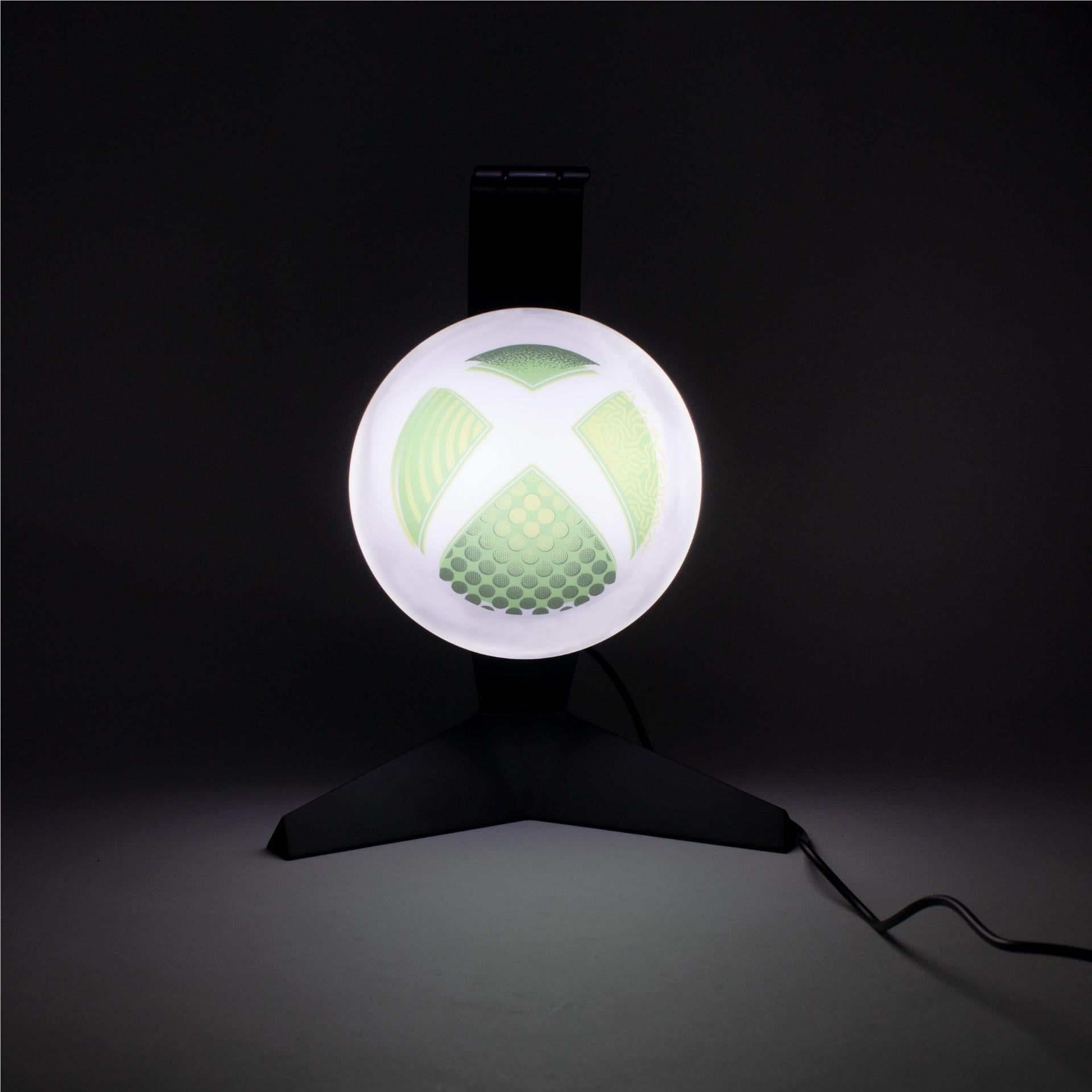 Paladone Xbox headset stand with green light-up Xbox logo, image 6 - Electronic Gaming Accessories at Tech Supply Shed NZ