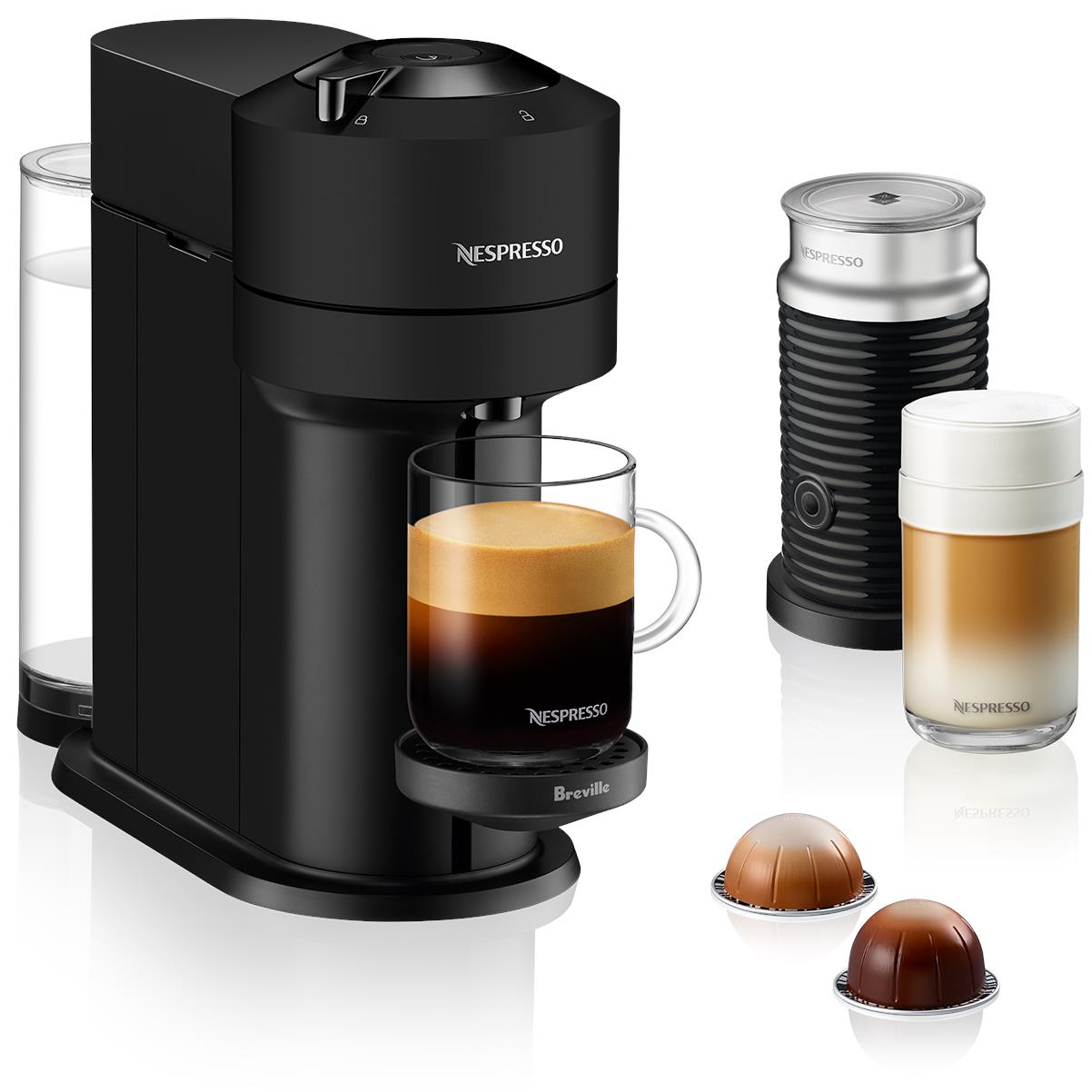 Breville Nespresso Vertuo Next Coffee Machine Bundle (Black)
