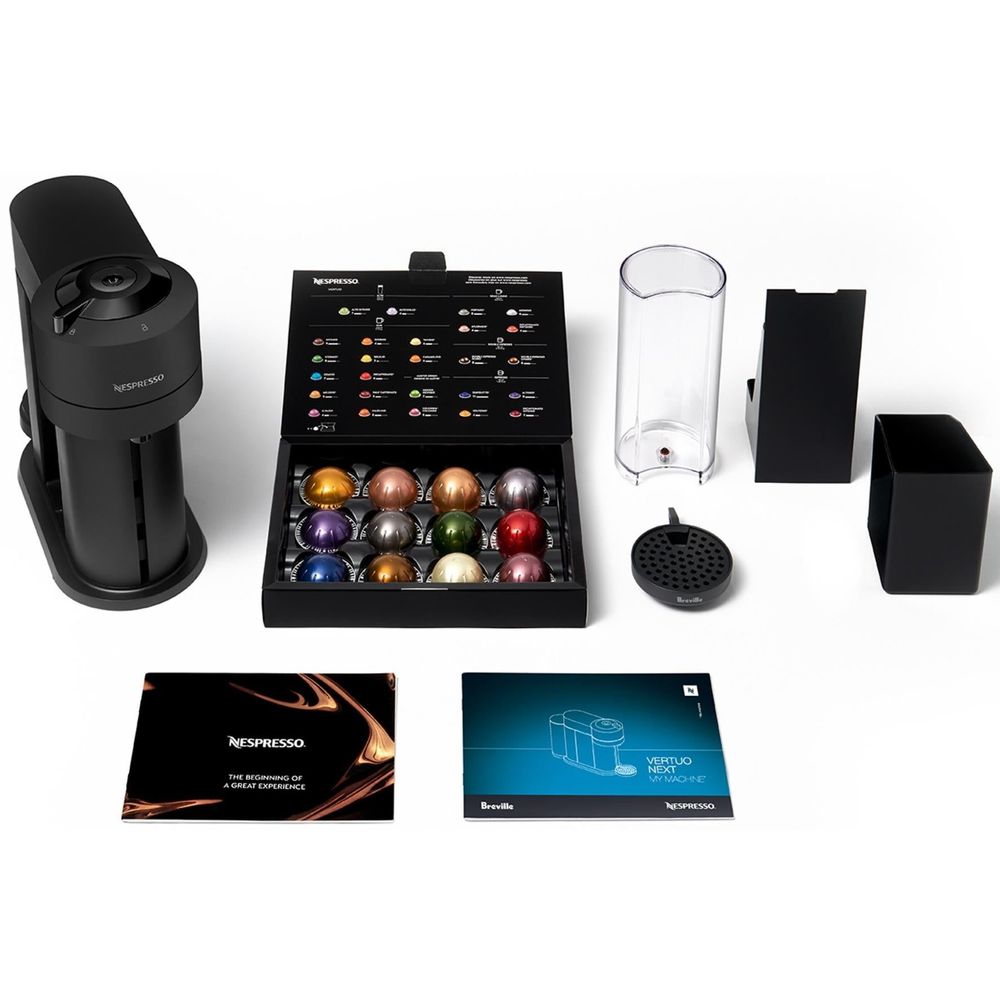 Breville Nespresso Vertuo Next Coffee Machine Bundle (Black)