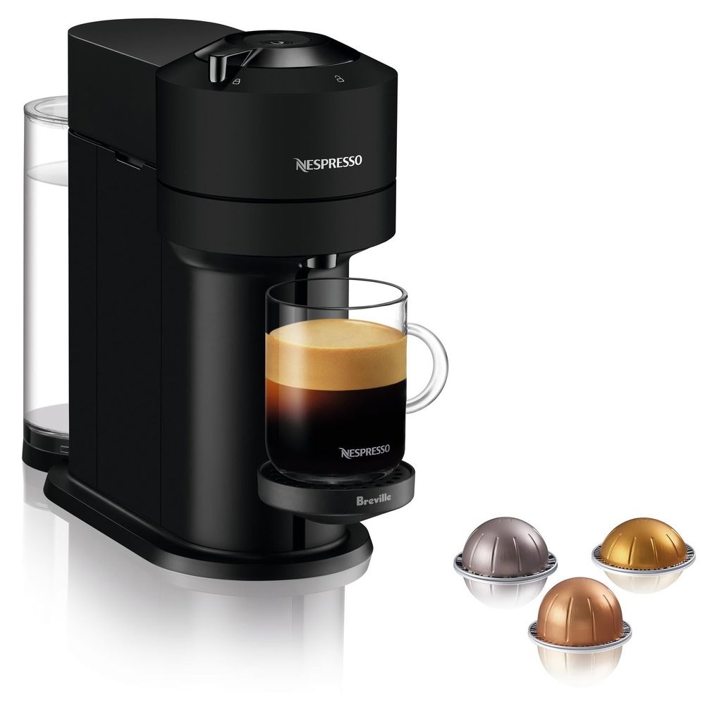 Breville Nespresso Vertuo Next Coffee Machine Bundle (Black)