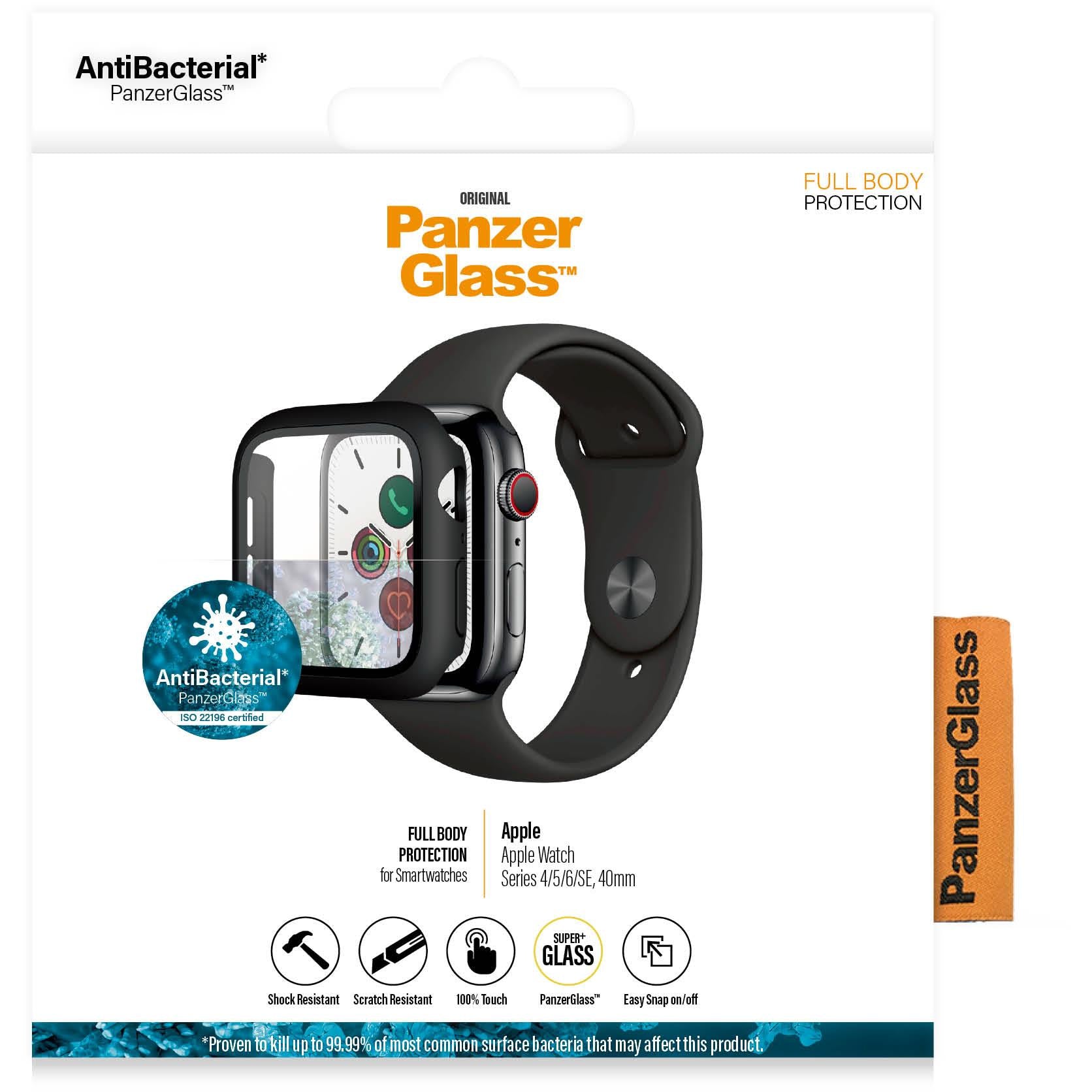 PanzerGlass Full Body Protector for Apple Watch 40mm (Black)