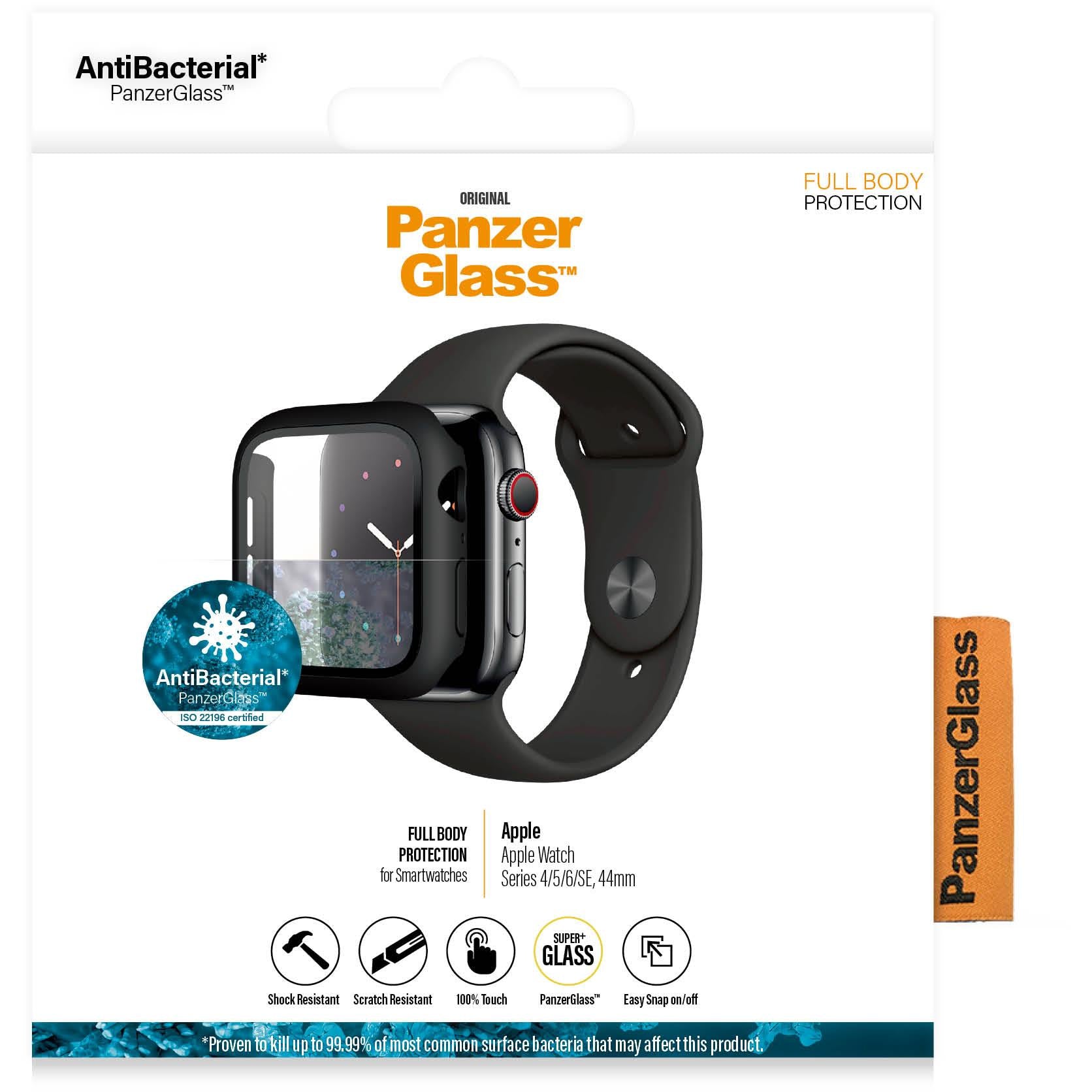 PanzerGlass Full Body Protector for Apple Watch 44mm (Black)