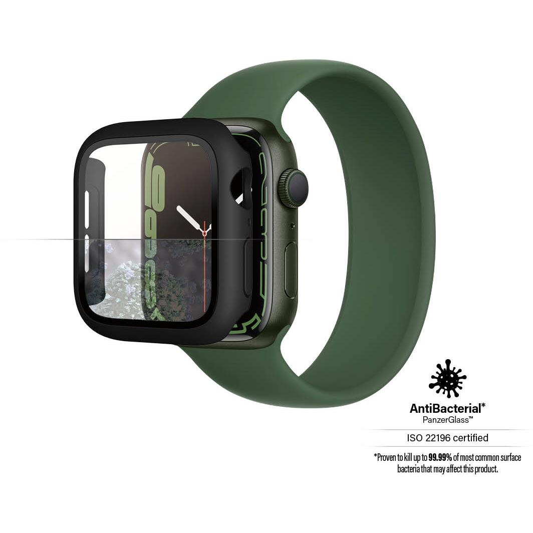 PanzerGlass Full Body Protection for Apple Watch Series 7 41mm (Clear/Black)