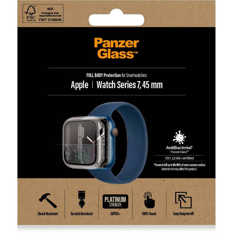 PanzerGlass Full Body Protection for Apple Watch Series 7 45mm (Clear)