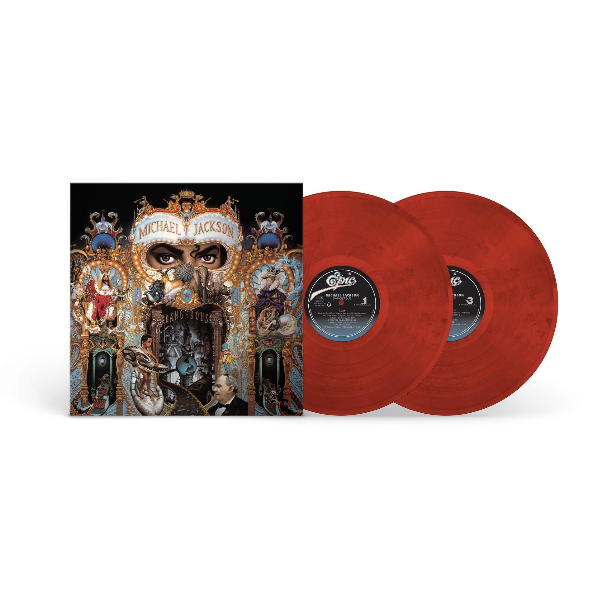 Dangerous (Red Vinyl) - By: Jackson, Michael