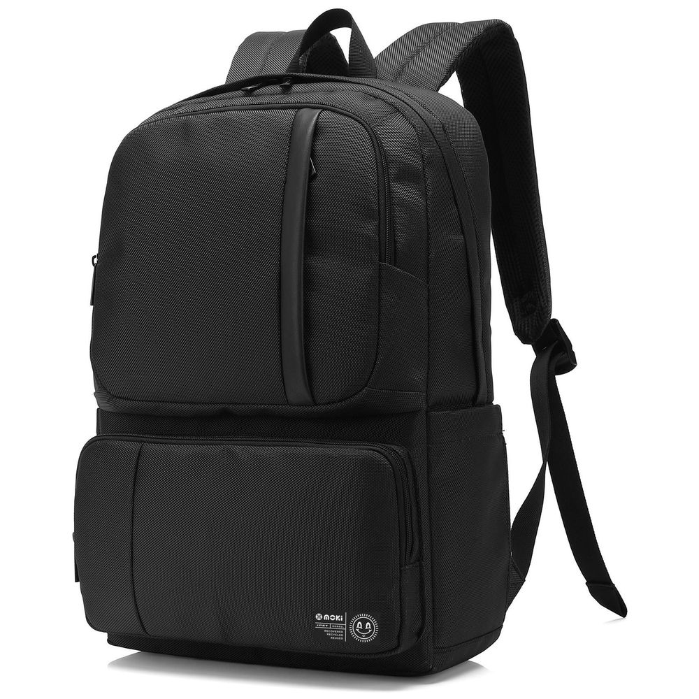 Moki rPET Series 15.6" Laptop Backpack (Black)