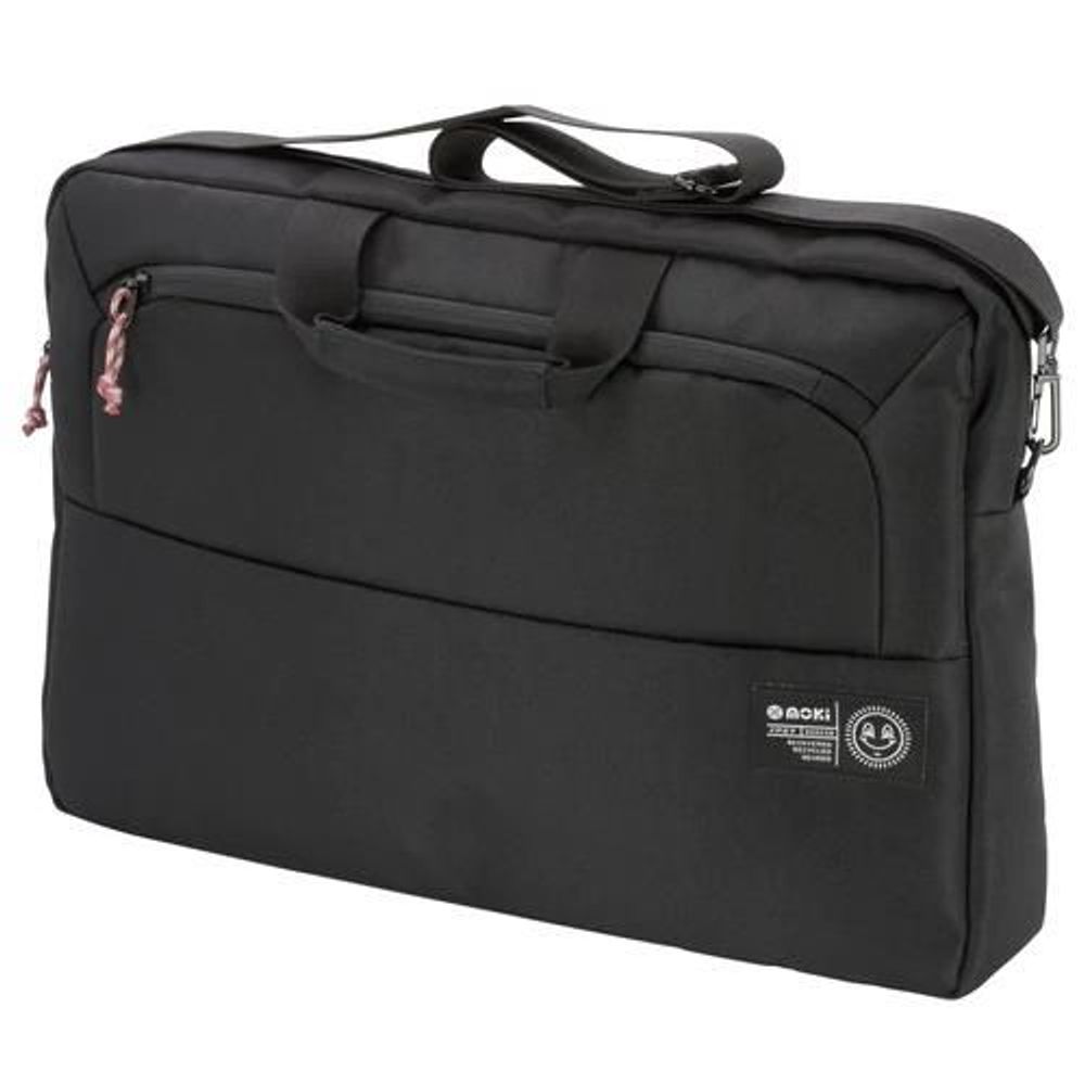 Moki rPET Series 17" Laptop Satchel (Black)