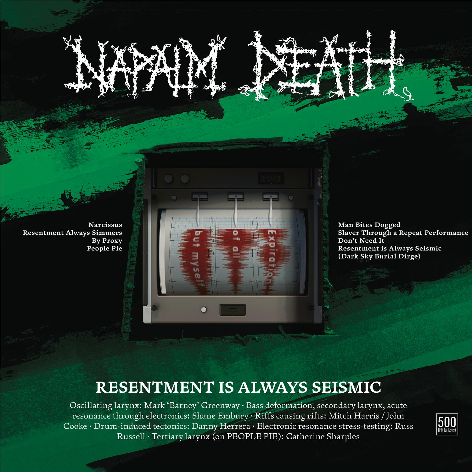 Resentment Is Always Seismic: A Final Throw Of Throes (Vinyl) - By: Napalm Death