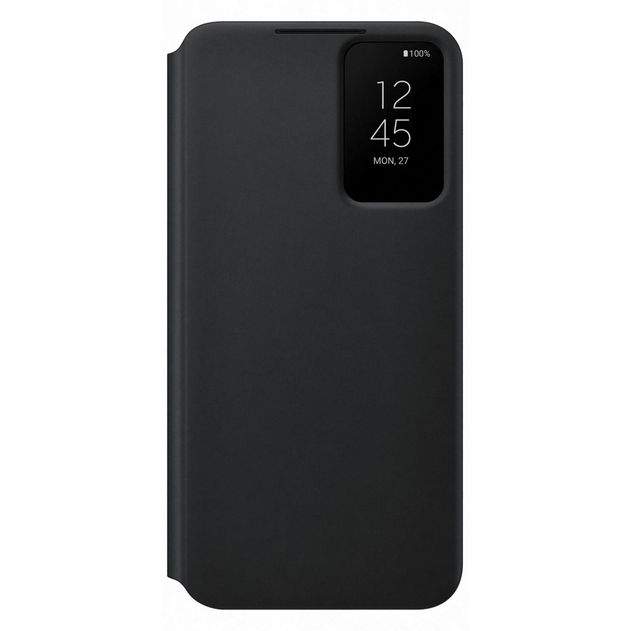 Samsung Smart Clear View Case for Samsung Galaxy S22+ (Black)