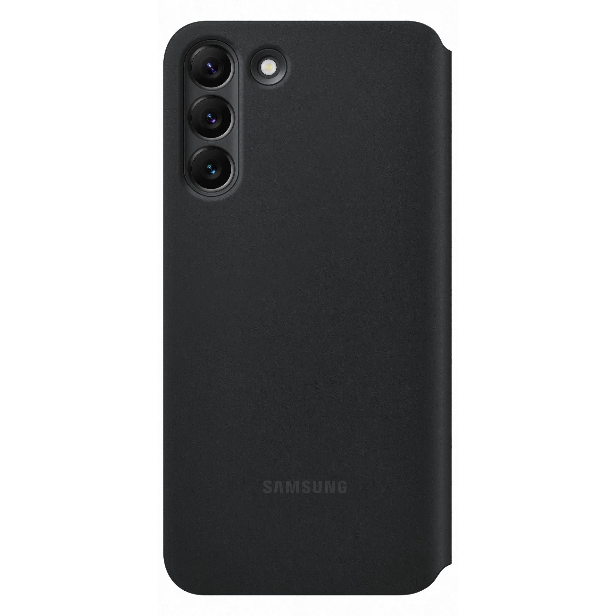 Samsung Smart Clear View Case for Samsung Galaxy S22+ (Black)