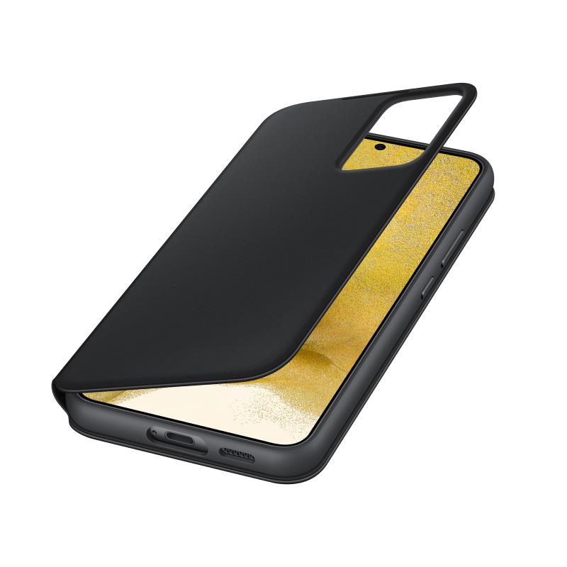 Samsung Smart Clear View Case for Samsung Galaxy S22+ (Black)