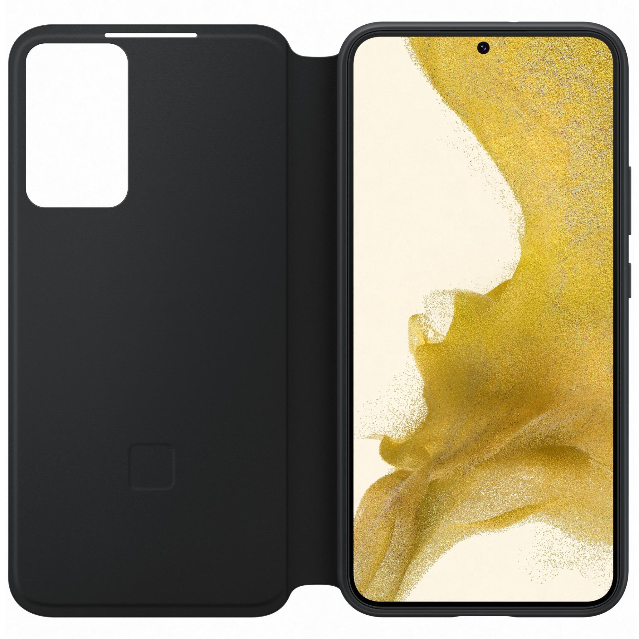 Samsung Smart Clear View Case for Samsung Galaxy S22+ (Black)