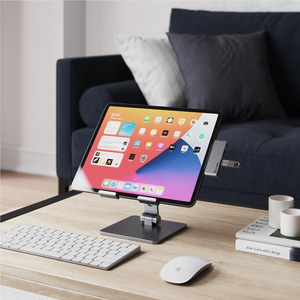 ALOGIC Edge Table and iPad Stand (Space Grey)