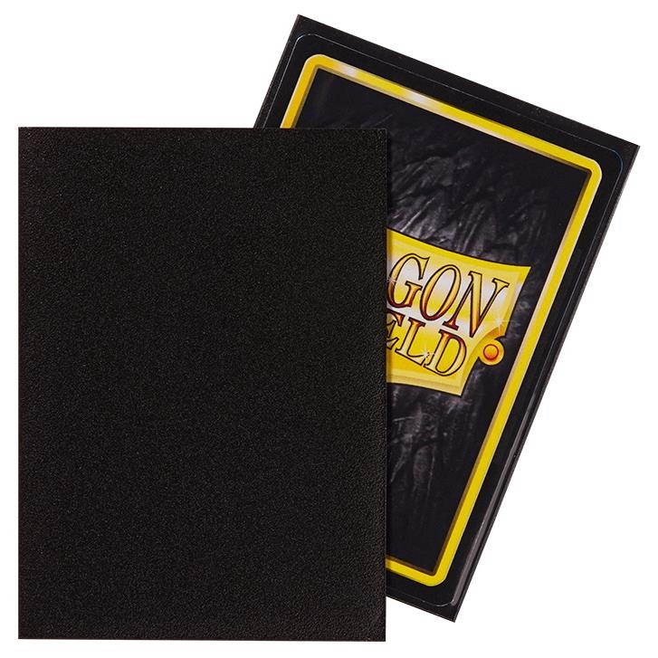 Dragon Black Matte Shield Sleeves (100 Pack)