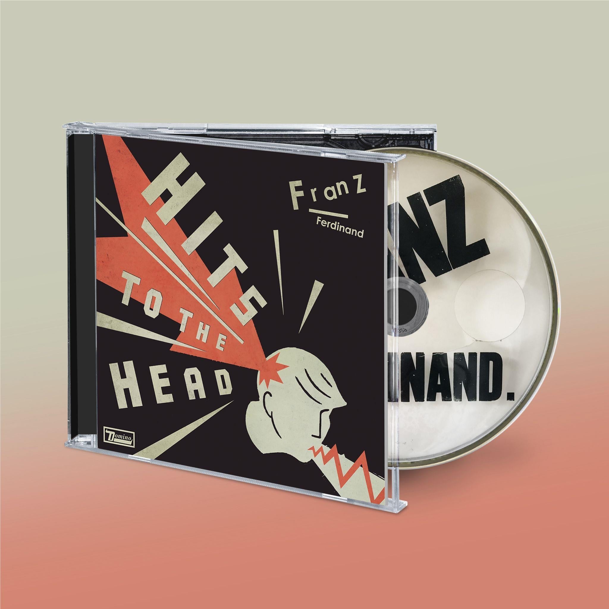 Hits to the Head CD album by Franz Ferdinand, cover art with disc in case