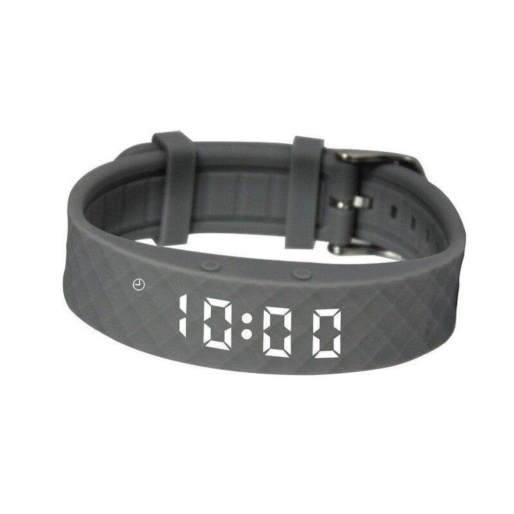Vibratime Vibrating Alarm Watch with 15 alarms Grey