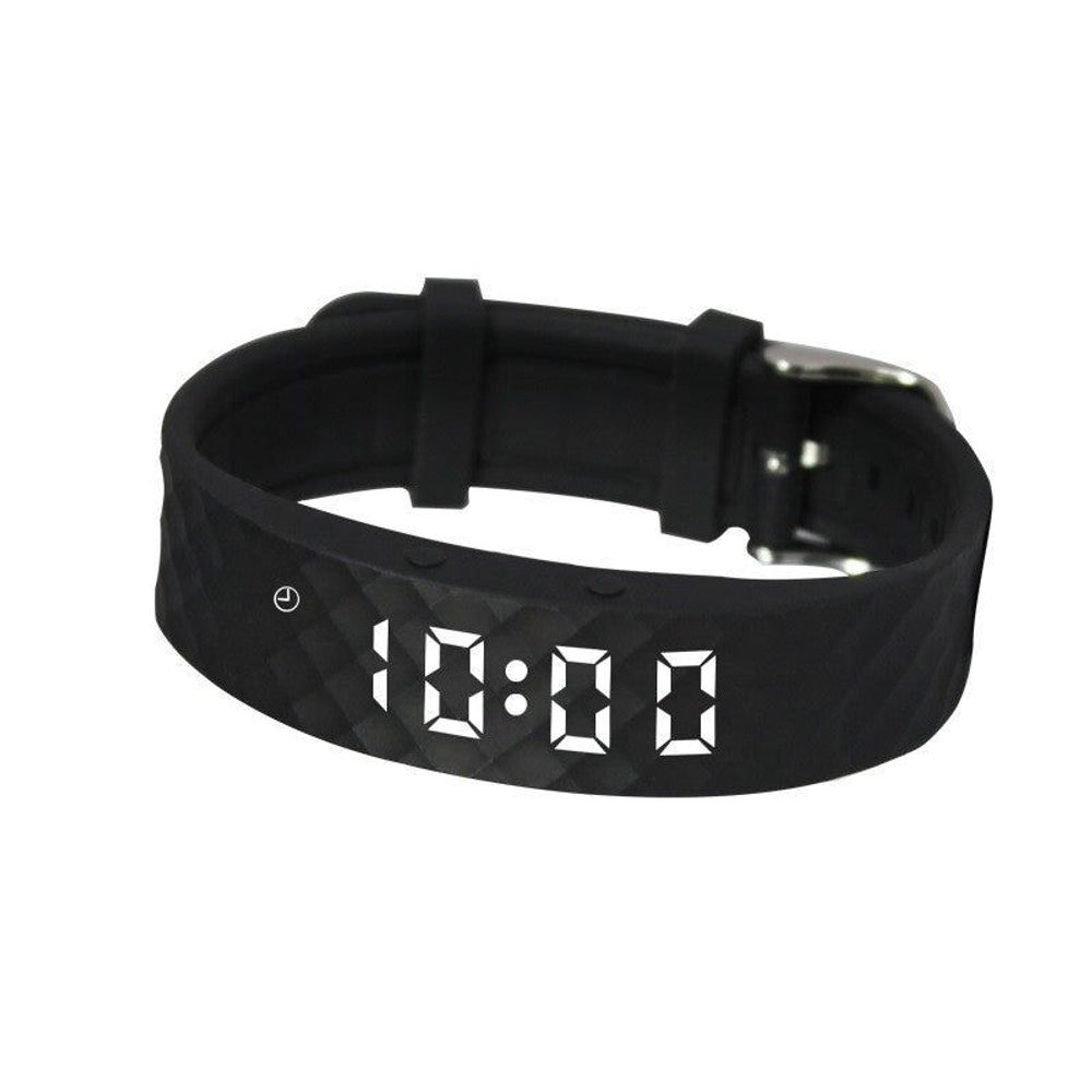 Vibratime Vibrating Alarm Watch with 15 alarms Black