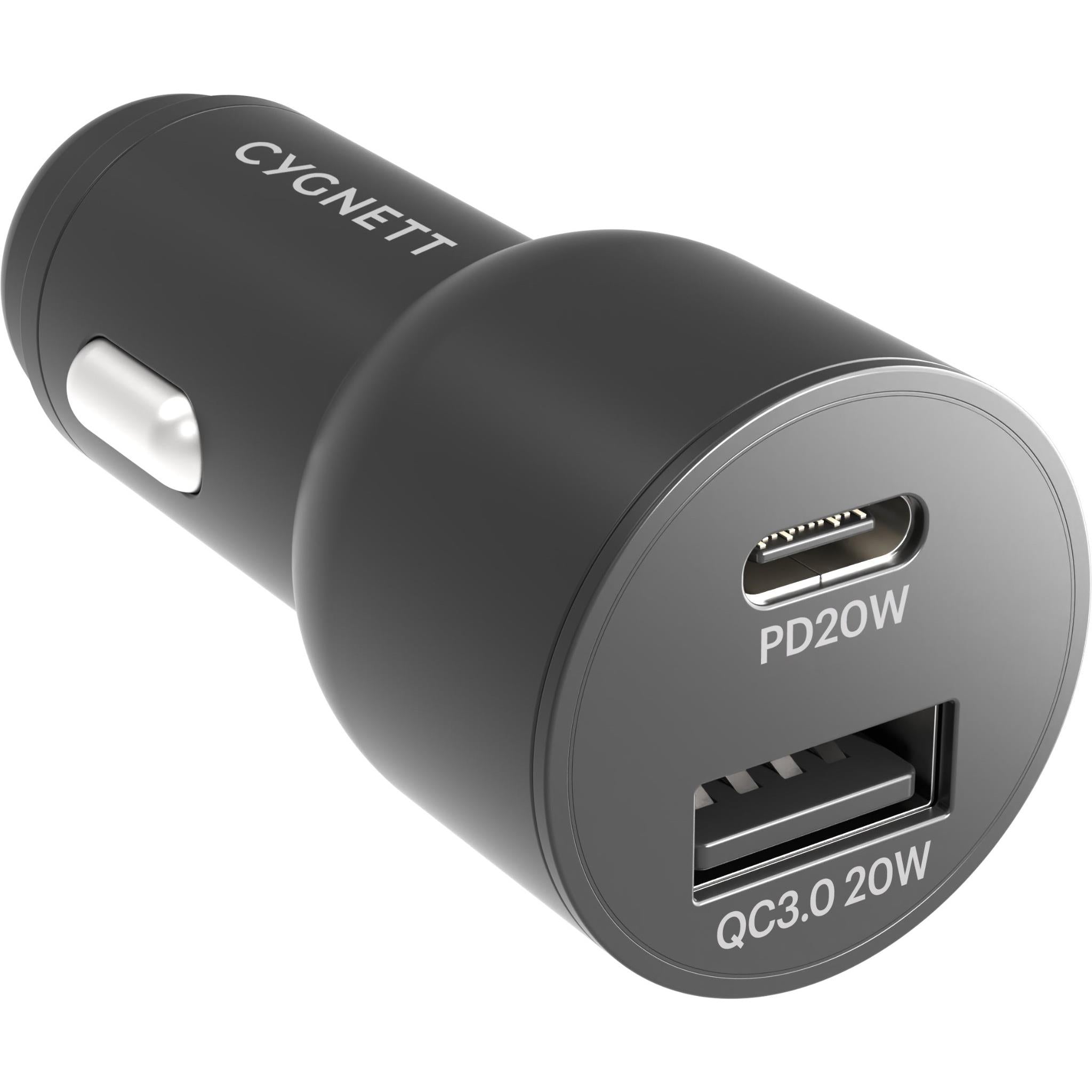 Cygnett CarPower 20W Dual Port Car Charger
