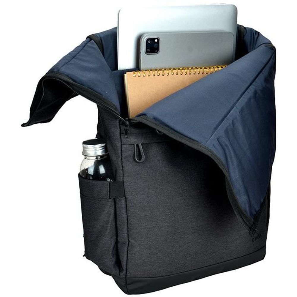 EVOL Hampton 15.6" Laptop Backpack Bag (Charcoal Grey)