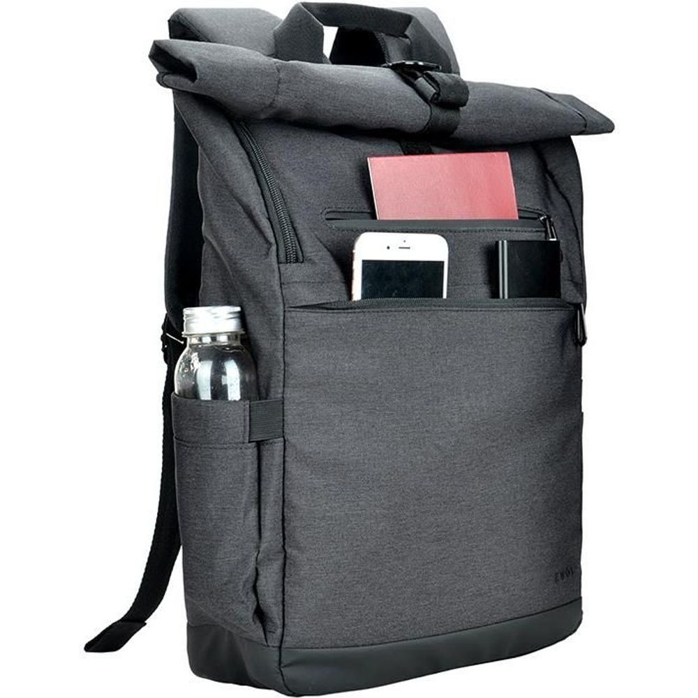 EVOL Hampton 15.6" Laptop Backpack Bag (Charcoal Grey)