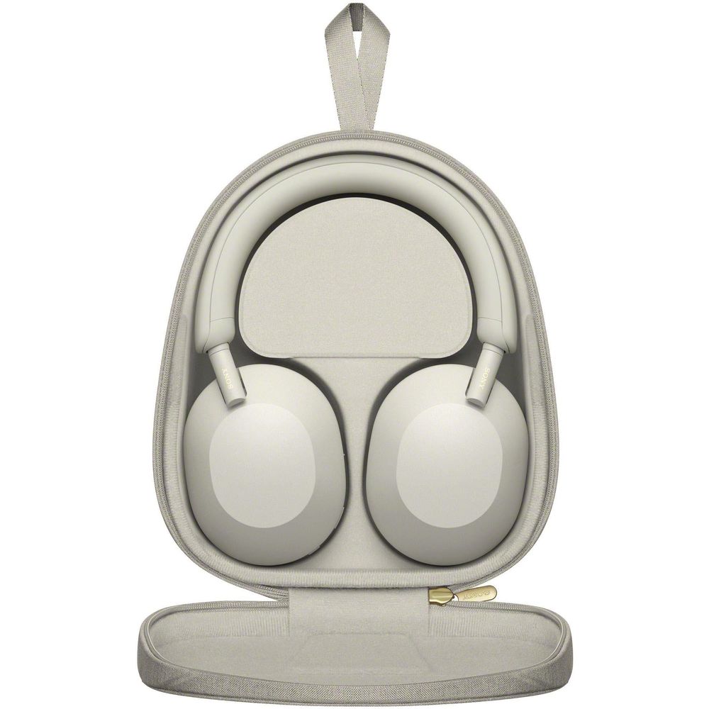 Sony WH-1000XM5 Premium Noise Cancelling Wireless Over-Ear Headphones (Silver)