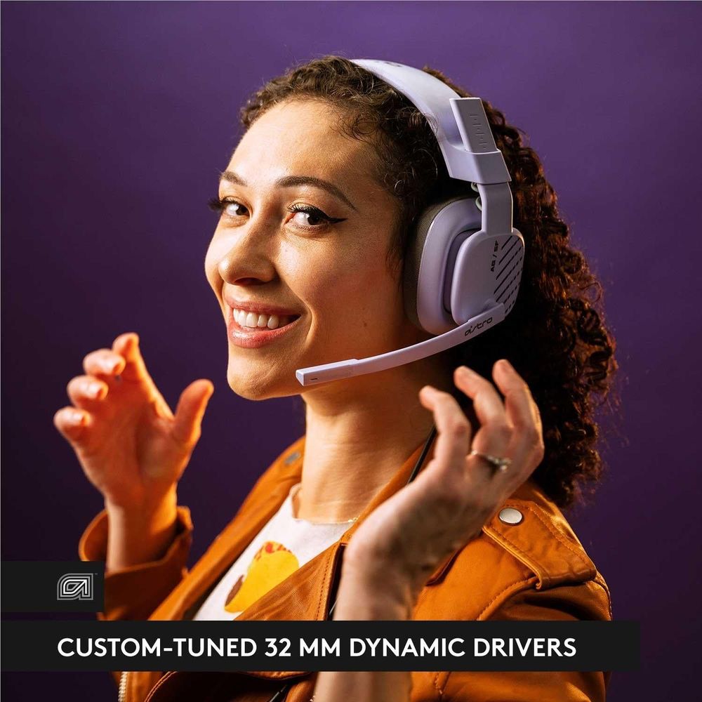 Logitech G Astro A10 Gen 2 Headset for PC (Asteroid/Lilac)