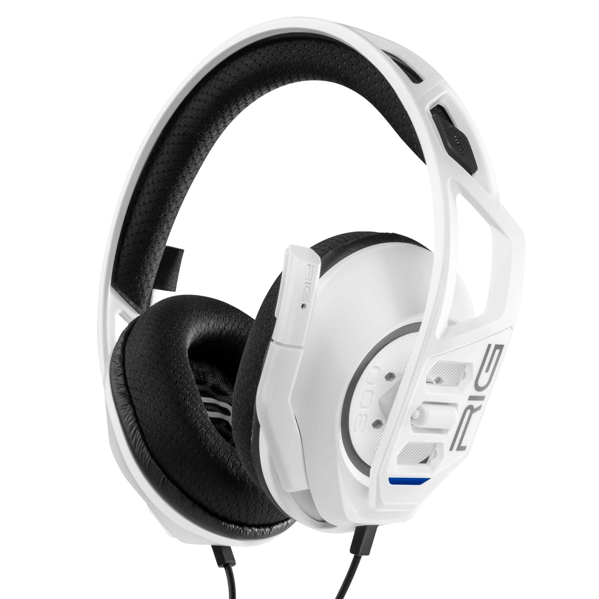 RIG 300 PRO HS wired gaming headset for PlayStation 5 in white - Gaming Headsets at Tech Supply Shed NZ