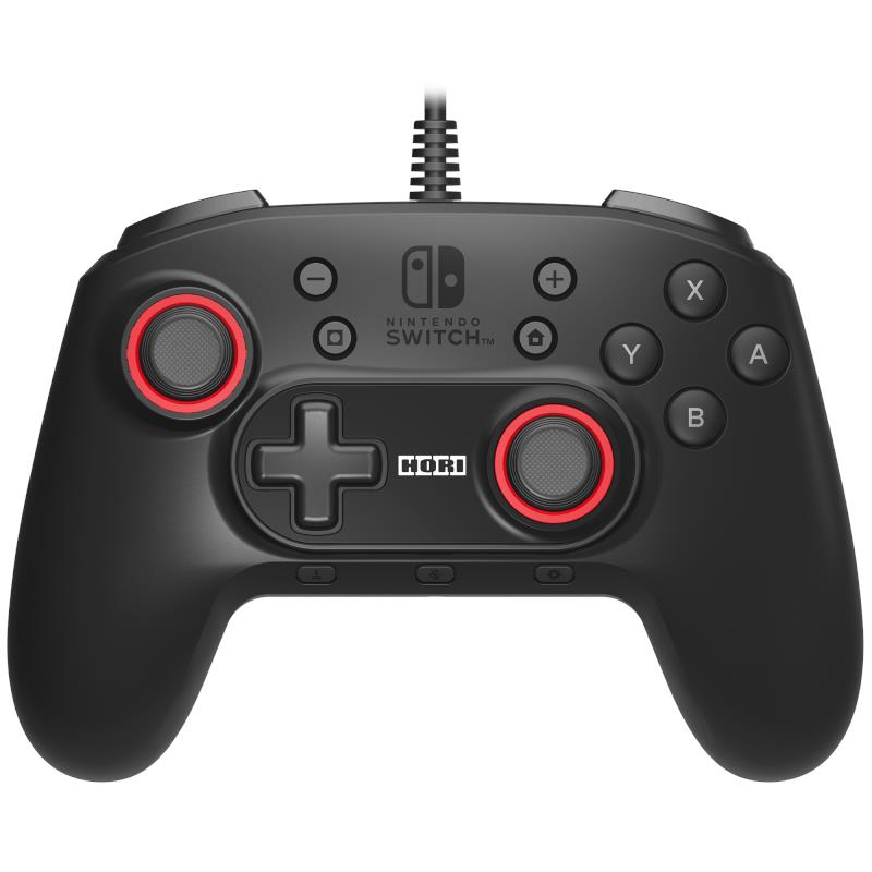 HORI HORIPAD+ wired controller for Nintendo Switch in black - Electronic Gaming Accessories at Tech Supply Shed NZ