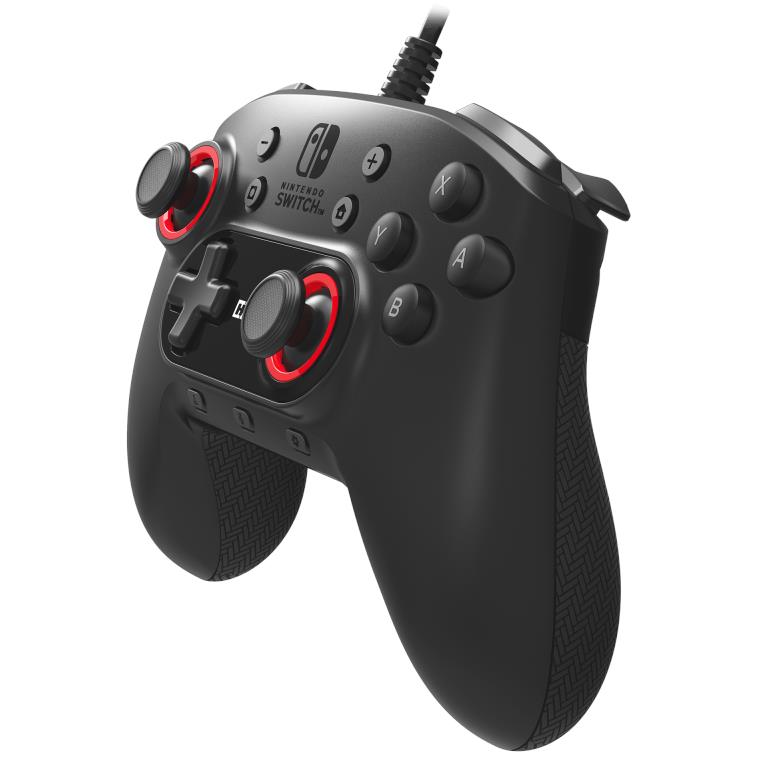 HORI HORIPAD+ wired controller for Nintendo Switch in black, image 4 - Electronic Gaming Accessories at Tech Supply Shed NZ