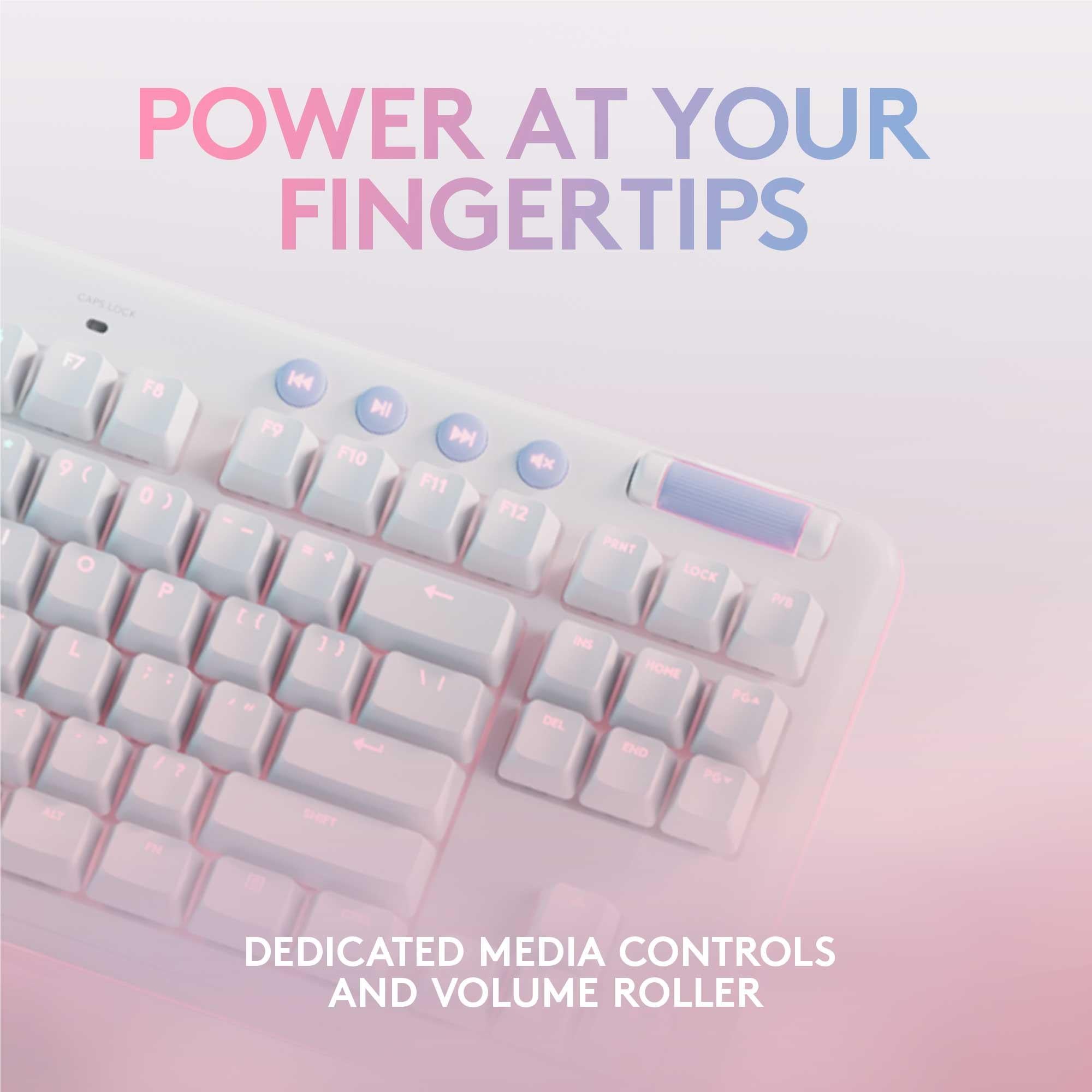 Logitech G715 Wireless Gaming Keyboard (White)