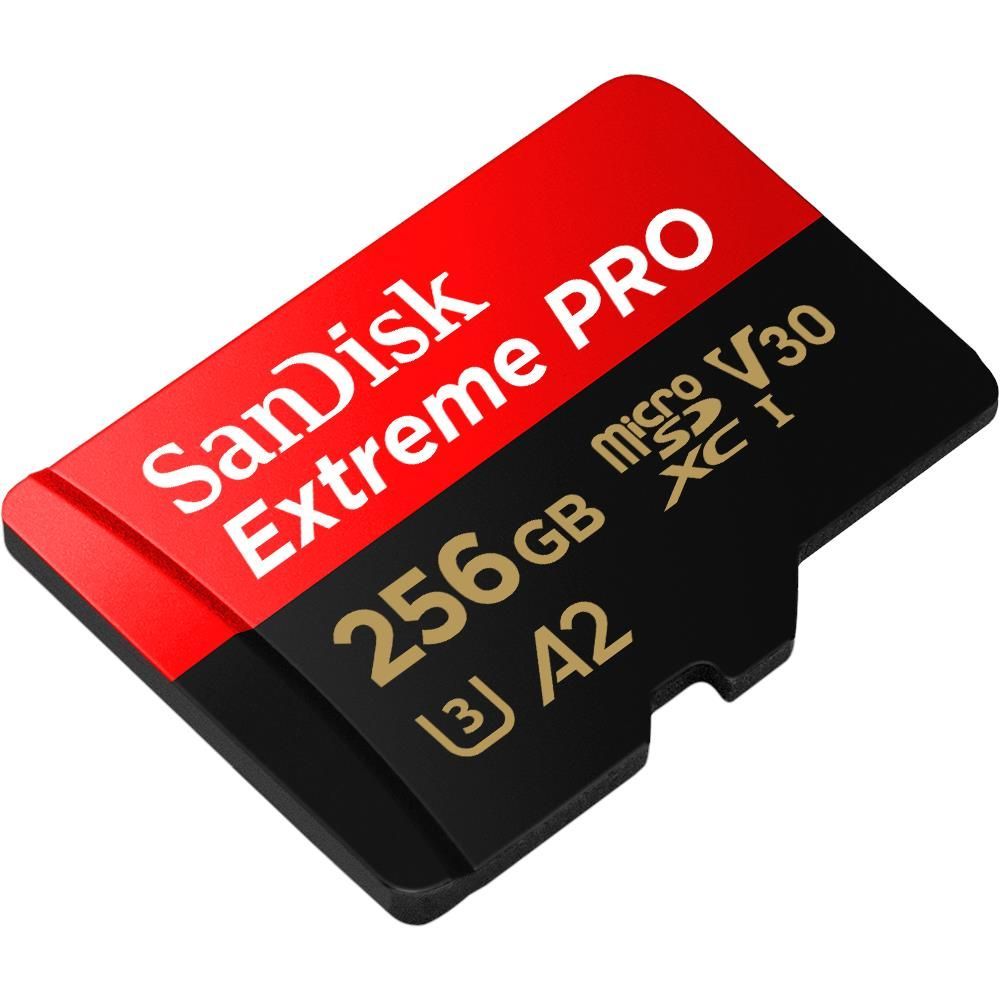 SanDisk Extreme Pro MicroSDXC UHS-I Card with Adapter (256GB)