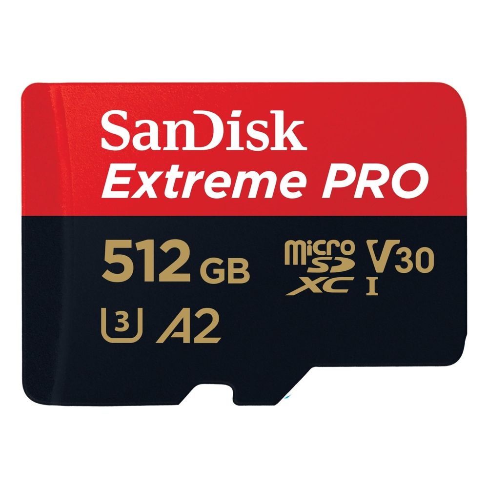 SanDisk Extreme Pro MicroSDXC UHS-I Card with Adapter (512GB)