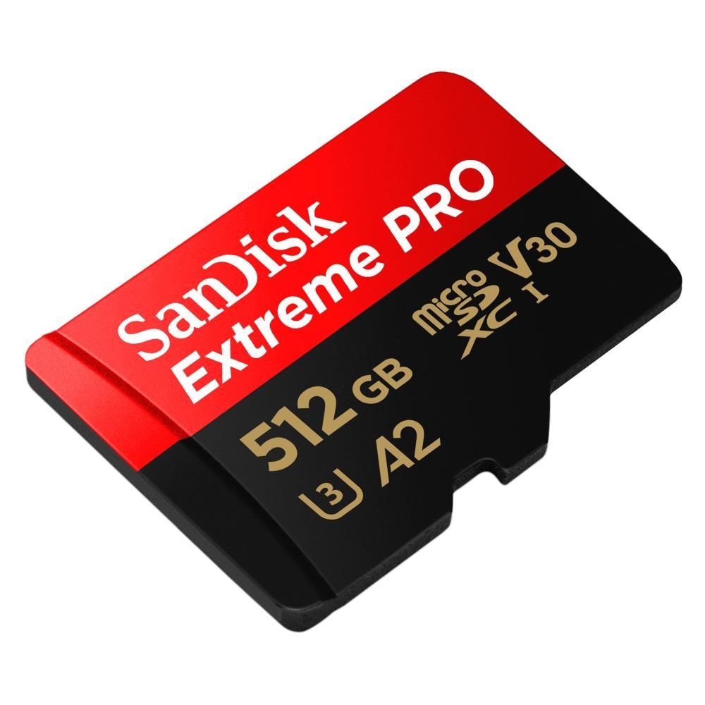 SanDisk Extreme Pro MicroSDXC UHS-I Card with Adapter (512GB)