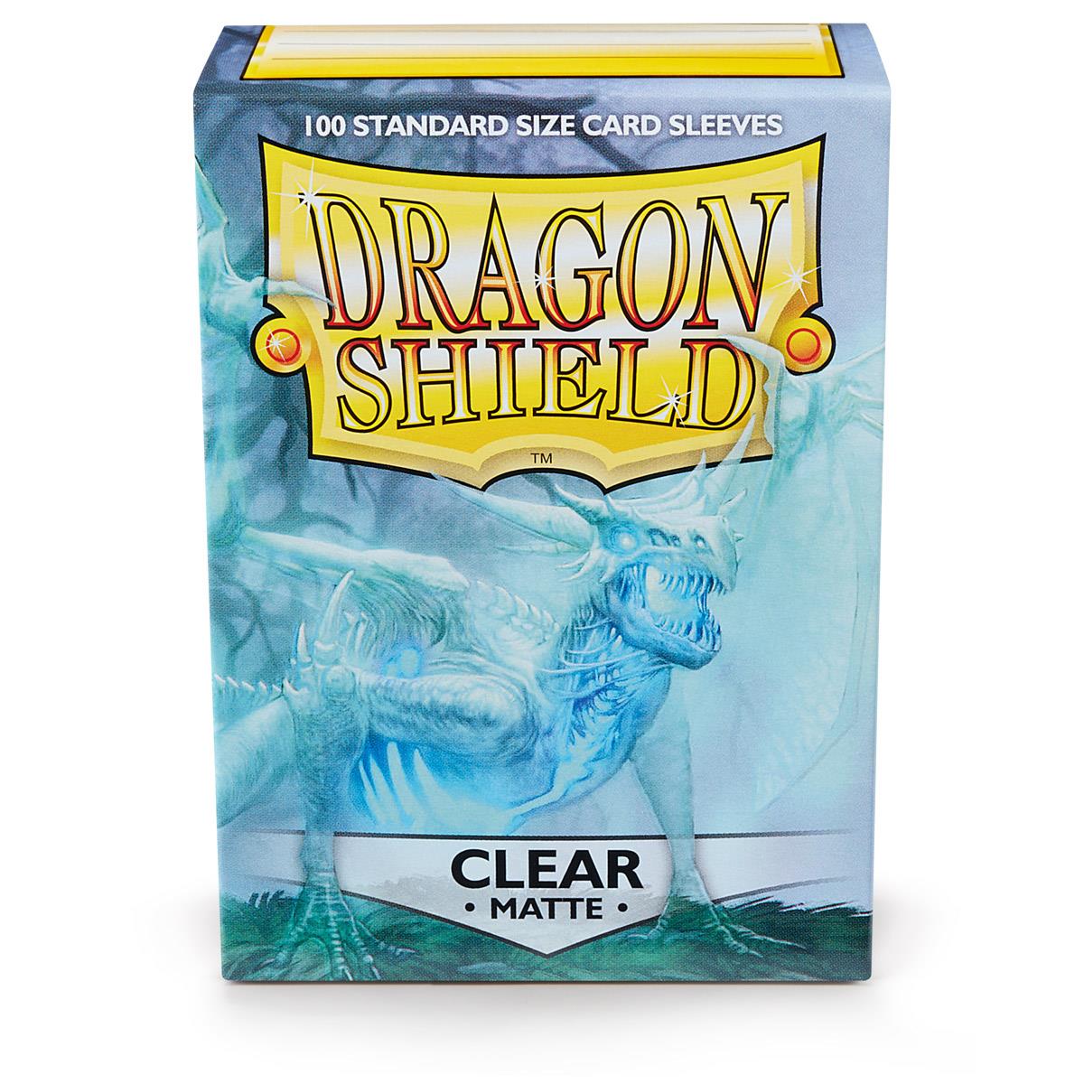 Dragon Clear Matte Shield Sleeves (100 Pack)