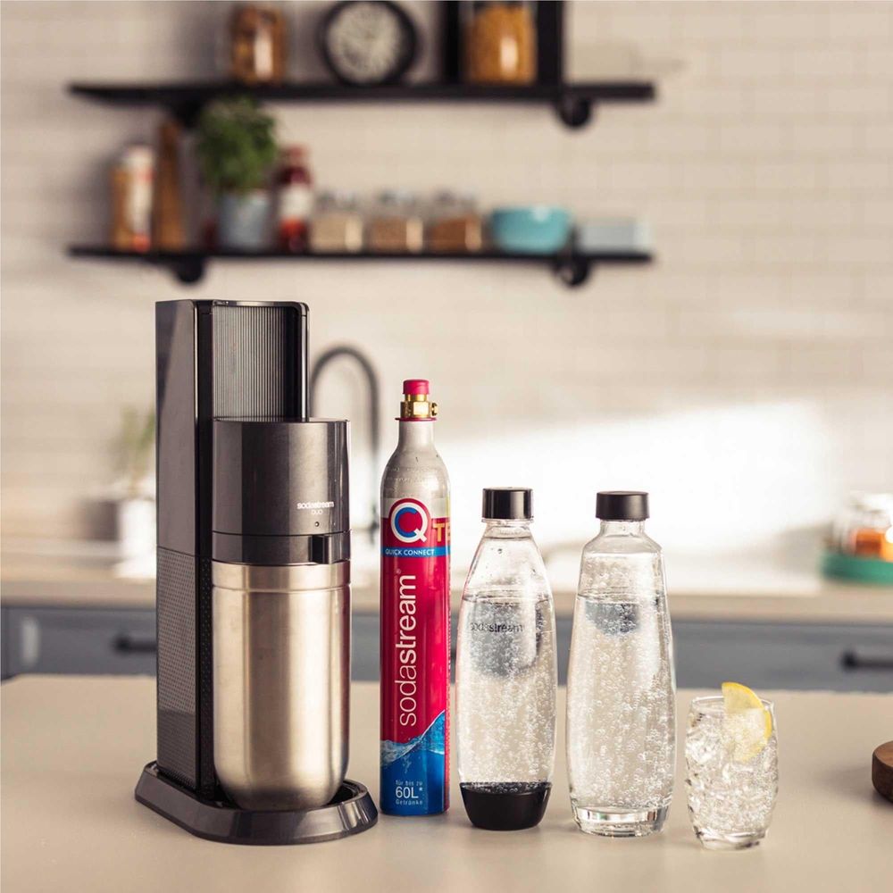Sodastream DUO Sparkling Water Maker Starter Pack (Black)