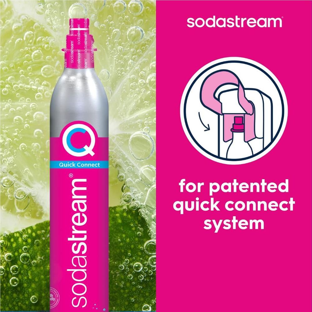 SodaStream 60 Litre Quick Connector Spare Gas Cylinder
