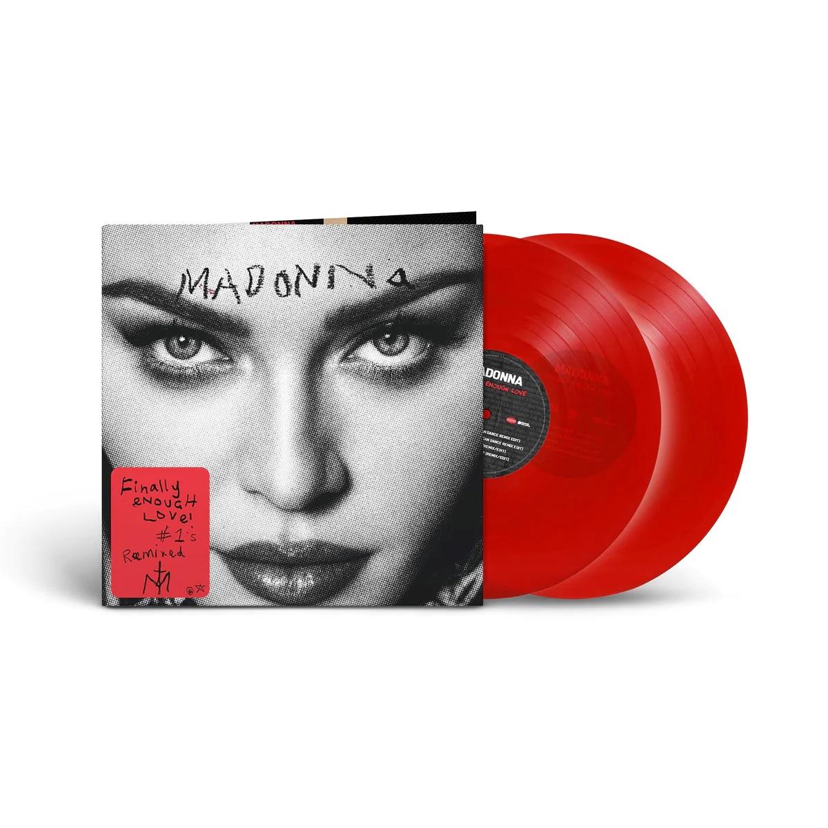 Finally Enough Love (Red Vinyl) - By: Madonna