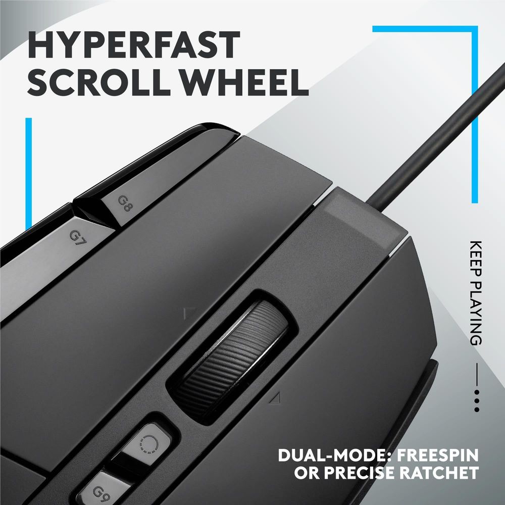 Logitech G502 X Wired Gaming Mouse (Black)