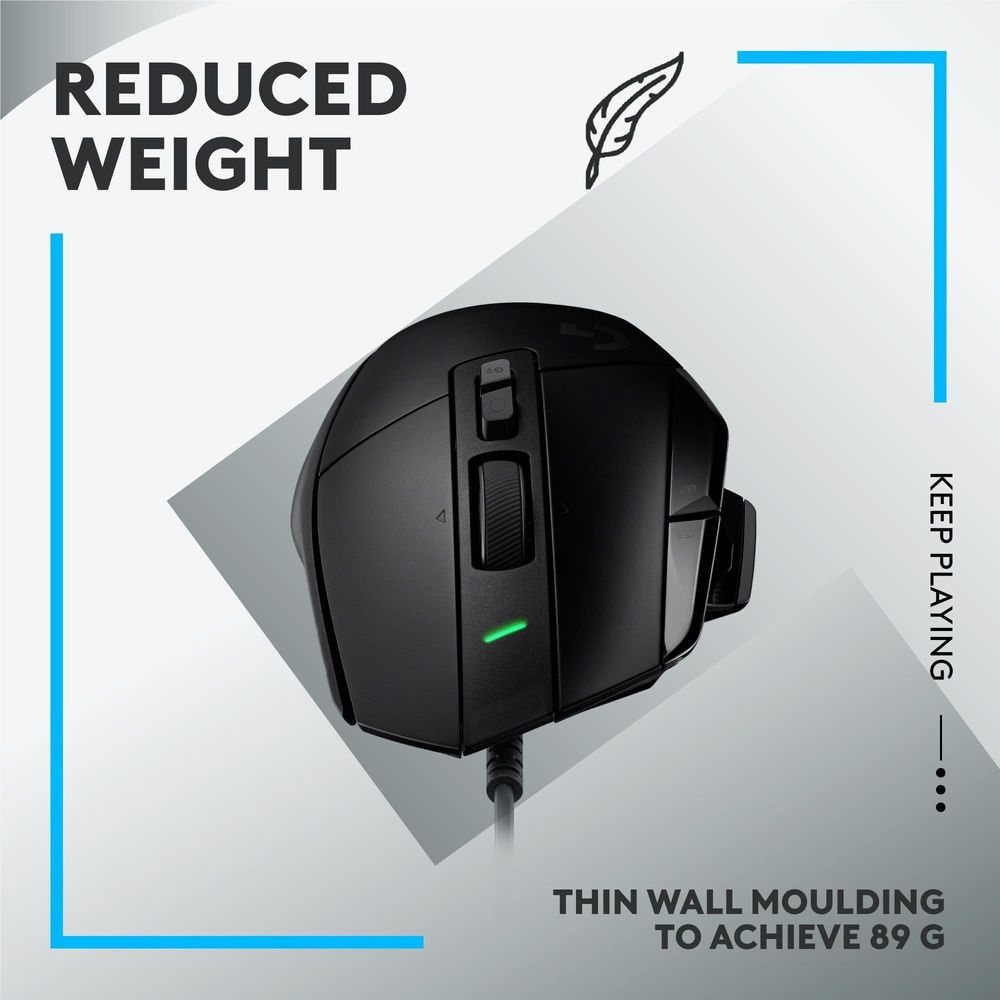 Logitech G502 X Wired Gaming Mouse (Black)